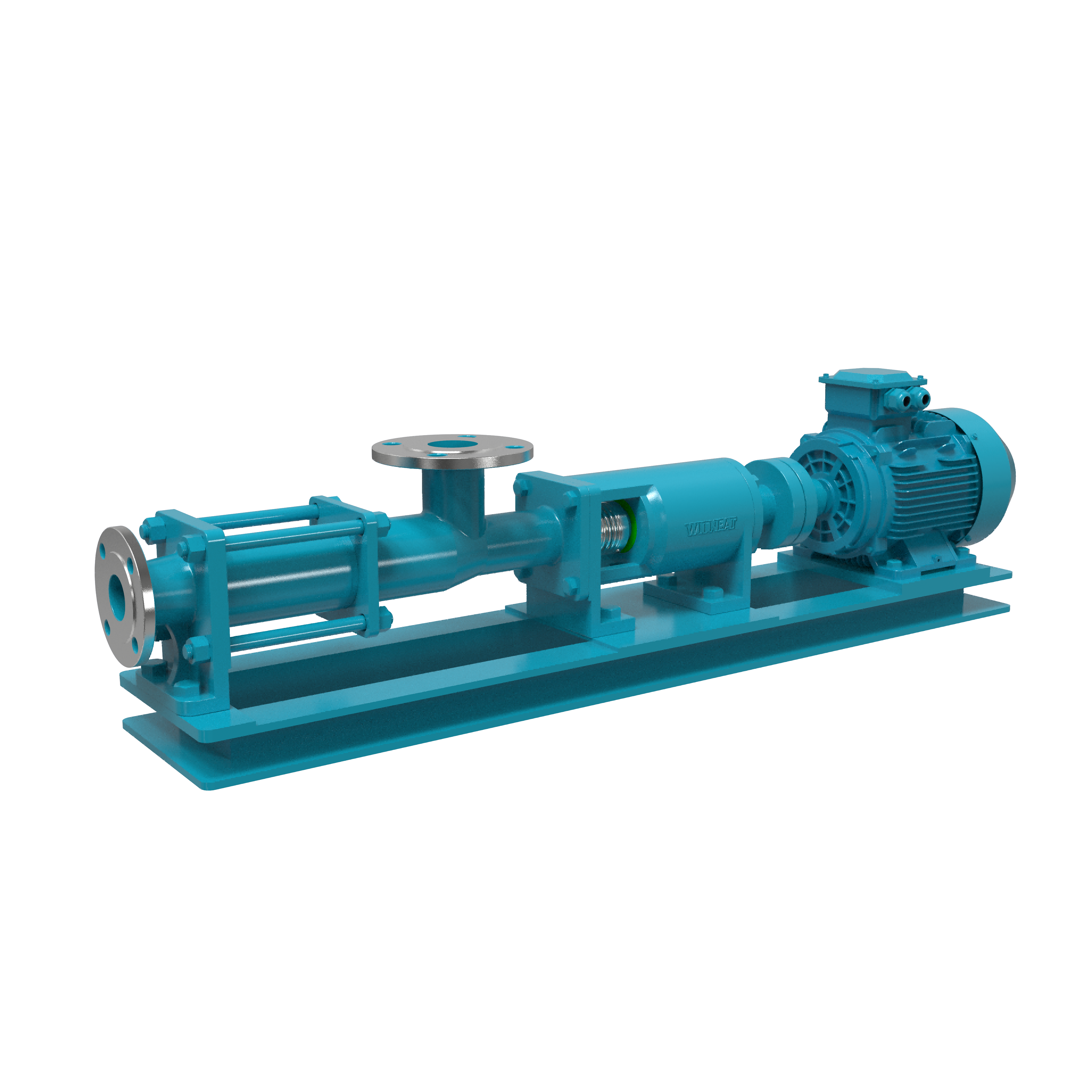 Head Range：60-300m Inlet/Outlet Range：DN25-DN300 G-type Horizontal Stainless Steel Single Screw Pump
